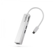 Coolbox miniDock 5 en 1 USB-C a HDMI /2xUSB3.0/1xMicroSD/1xSDPD - 0.14m - Color Gris Metalizado