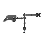 Coolbox MP01 Soporte de Mesa Giratorio e Inclinable para Portatil y Monitor/TV 8Kg de Hasta 32\" - Color Negro