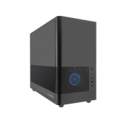 Coolbox MP2 Caja Torre MicroATX - Tamaño Disco Soportado 3.5\", 2.5\" - USB-A 3.2 Gen1, USB-C 3.2, USB-A 2.0 Gen1 y Audio HD - FullMetal - Color Negro