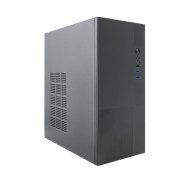 Coolbox PC M440 Caja Torre MicroATX - Tamaño Disco Soportado 3.5\", 2.5\" - USB-A 3.0 y Audio + Fuente de Alimentación - Color Negro
