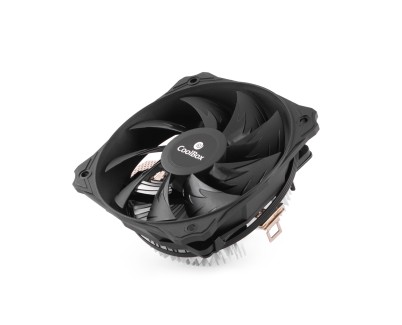 CoolBox Plannar 120 Ventilador CPU 120mm con Disipador de Calor - Velocidad Max. 1600rpm