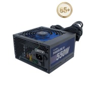 Coolbox PowerLine III 650W Fuente de Alimentacion 550W ATX 12V - PFC Activo - Ventilador 120mm