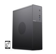 CoolBox T100 Slim Caja Torre Micro ATX, Mini ITX - Tamaño HDD 2.5\" - USB 3.2, USB-C - Color Negro