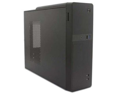 CoolBox T310 Slim Caja Torre Micro ATX, Mini ITX - Tama&ntilde;o HDD 2.5\", 3.5\" - USB-2.0, USB 3.0, USB-C - Fuente de Alimentacion 500W - Color Negro