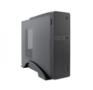 Coolbox T310 Slim Caja Torre MicroATX - Tamaño Disco Soportado 3.5\", 2.5\" - USB-A 3.0, USB-C y Audio + Fuente de Alimentación