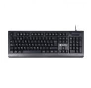 Coolbox TEC04DNI Teclado USB con Lector Inteligente de Tipo PC/SC 2.0 como DNIe o Tarjeta Sanitaria Española - Idioma Español - Color Negro