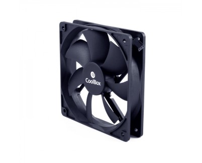 Coolbox VAU120 Ventilador 120mm - Velocidad Max. 1500rpm - Color Negro