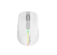 Coolbox W01 Raton Gaming Inalambrico 1600dpi - 6 Botones - Iluminacion RGB - Color Blanco