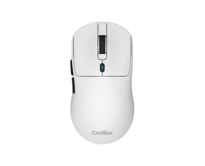 Coolbox W03 Raton Gaming Inalambrico 10000dpi - 7 Botones - Sensor Pixart 3325 - Color Blanco