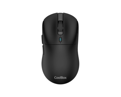 Coolbox W03 Raton Gaming Inalambrico 10000dpi - 7 Botones - Sensor Pixart 3325 - Color Negro