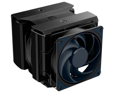 Cooler Master MA824 Disipador CPU - 8 Tubos -  Multisocket Universal - Doble Ventilador - Color Negro
