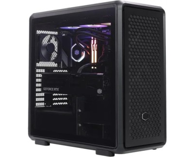 Cooler Master Masterframe 600 Caja Semitorre ATX/MicroATX/Mini-ITX - Ventana Lateral - 8 Ranuras de Expansion - Paneles Intercambiables - Audio - 2xUSB-A - 1xUSB-C - 544x531x261mm - Color Negro