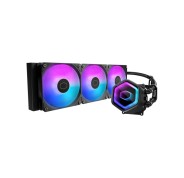 Cooler Master Masterliquid 360 Core II ARGB Kit de Refrigeracion Liquida - Ventiladores Preinstalados - Iluminacion Espejo Infinito - Color Negro