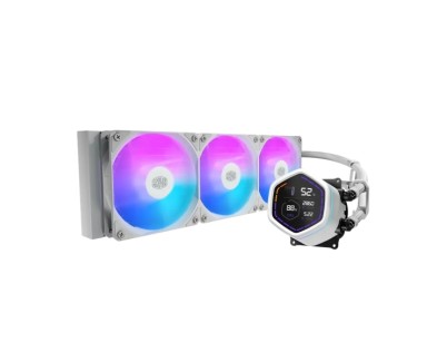 Cooler Master Masterliquid Core Nex Digital 360 ARGB Kit de Refrigeracion Liquida - Pantalla LED Digital 2,1\" - Color Blanco