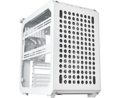 Cooler Master Qube 500 Caja Semitorre ATX/MicroATX/Mini-ITX - Ventana Lateral - 7 Ranuras de Expansion - Gestion de Cables - Audio - 2xUSB-A - 1xUSB-C - 415x231x406mm - Color Blanco