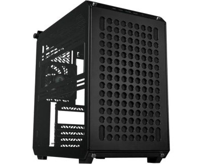 Cooler Master Qube 500 Caja Semitorre ATX/MicroATX/Mini-ITX - Ventana Lateral - 7 Ranuras de Expansion - Gestion de Cables - Audio - 2xUSB-A - 1xUSB-C - 415x231x406mm - Color Negro