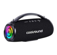 Coolsound Altavoz Bluetooth Beach Boom 40W - Asa de Transporte - Efecto Luces LED - Color Negro
