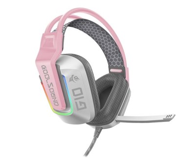 Coolsound Auricular Gaming G10 - Compatible con XBOX, PS5, PS4, Switch y PC - Color Rosa