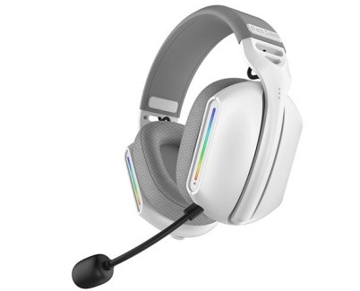 Coolsound Auricular Gaming G11 Bluetooth - Iluminaci&oacute;n RGB - Color Blanco