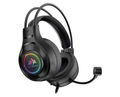 Coolsound G7 Auriculares Gaming con Microfono Flexible - Compatible con PC, MAC, PS5, PS4, Xbox 360, Nintendo Switch - Iluminacion LED - Diadema Ajustable - Almohadillas Acolchadas - Controles en Auricular - Cable de 2m