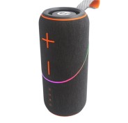 Coolsound Rainbow Beat Altavoz Bluetooth True Wireless 20W - Autonomia hasta 3h - USB, MicroSD y Aux - Funcion Manos Libres - Radio FM - Iluminacion RGB - Color Gris