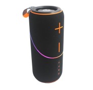 Coolsound Rainbow Beat Altavoz Bluetooth True Wireless 20W - Autonomia hasta 3h - USB, MicroSD y Aux - Funcion Manos Libres - Radio FM - Iluminacion RGB - Color Negro