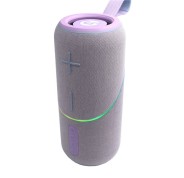 Coolsound Rainbow Beat Altavoz Bluetooth True Wireless 20W - Autonomia hasta 3h - USB, MicroSD y Aux - Funcion Manos Libres - Radio FM - Iluminacion RGB - Color Violeta