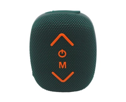 Coolsound Riderbeat Altavoz Bluetooth True Wireless 7W - Autonomia hasta 3h - USB, MicroSD y Aux - Funcion Manos Libres - Radio FM - Soporte Para Manillar - Color Verde