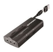 Coolsound Tarjeta de Sonido Externa 7.1 USB-C - Adaptador a USB-A - Entradas  Microfono, Auriculares 3.5mm 3 pin, Auricular + Microfono 3.5mm 4 pin