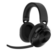 Corsair HS55 Wireless Auriculares Gaming Inalambricos con Microfono - Conectividad Bluetooth 5.4 e Inalmabrica 2.4Ghz - Sonido Inmersivo 7.1 - Autonomia hasta 24h - Color Carbon