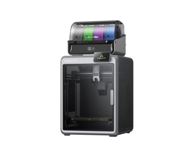 Creality K2 Combo Impresora 3D Cerrada + Unidad CFS - Volumen 26x26x26cm - Impresion de Alta Velocidad de hasta 600mm/s - Doble Camara IA - USB, WiFi