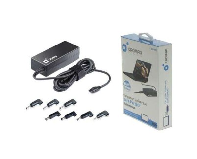 Cromad Cargador Universal Automatico para Portatil 65W - 8 Conectores Diferentes