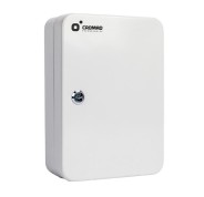 Cromad CR1228 Armario de Seguridad Para Llaves - Cerradura de Llave - 48 Ganchos Metalicos - Instalacion Mural Sencilla - Color Blanco