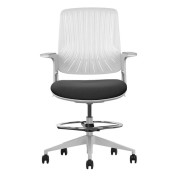 Cromad Elevare Pro Silla de Oficina - Elevador de Gas - Respaldo Ergonomico - Inclinacion Ajustable - Resistencia Extrema al Desgaste - Base Robusta - Ruedas Silenciosas