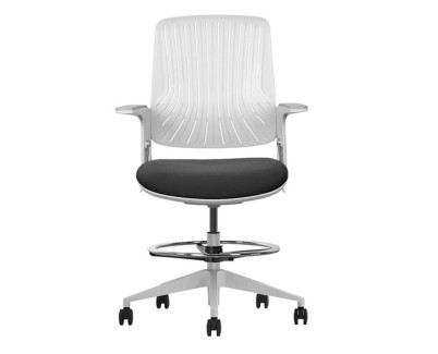 Cromad Elevare Pro Silla de Oficina - Elevador de Gas - Respaldo Ergonomico - Inclinacion Ajustable - Resistencia Extrema al Desgaste - Base Robusta - Ruedas Silenciosas