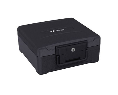 Cromad Firebox M1 Caja Fuerte - Resistente a Fuego y Agua - Cerradura de Llave - Dise&ntilde;o Robusto y Portatil - 170x390x365mm