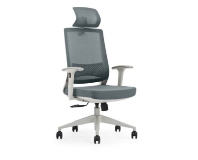 Cromad Gama Senior SE3000 Silla de Oficina - Piston de Gas de Grado 4 - Soporte Lumbar y Cervical - Respaldo de Malla - Reposabrazos Ajustables y Acolchados