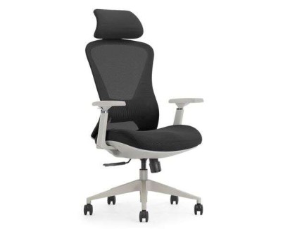 Cromad Gama Senior SE4000 Silla de Oficina - Piston de Gas de Grado 4 - Soportes Lumbar y Cervical Ajustables - Respaldo de Malla - Reposabrazos Ajustables 3D y Acolchados