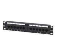 Cromad Patch Panel 12 Puertos Cat 6 1U UTP 10\"