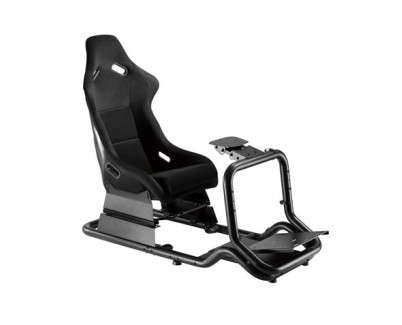 Cromad Pro R3 Asiento Simulador de Carreras - Soporte para Pedales y Volante - Totalmente Ajustable - Robusto - Peso Max. 130kg