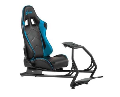 Cromad R2 Asiento Simulador de Carreras - Soporte para Pedales y Volante - Totalmente Ajustable - Robusto - Peso Max. 100kg