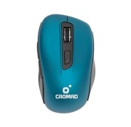 Cromad Raton Inalambrico - Hasta 10 Metros de Alcance - Incluye Mini Receptor USB - Maxima Autonomia de Bateria, Hasta 12 Meses - 3 Botones Accesibles - Diseño Comodo - Maxima Precision - Tacto Suave - Disponible en Varios Colores