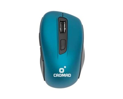 Cromad Raton Inalambrico - Hasta 10 Metros de Alcance - Incluye Mini Receptor USB - Maxima Autonomia de Bateria, Hasta 12 Meses - 3 Botones Accesibles - Diseño Comodo - Maxima Precision - Tacto Suave - Disponible en Varios Colores