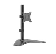 Cromad Soporte de Mesa con Base para Monitor de 17\"-32\" - Giratorio, Inclinable - Gestion de Cables - Peso Max 9kg - VESA 100x100mm