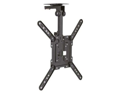 Cromad Soporte de Techo Basculante para TV de 23\"-55\" - Inclinable y Giratorio - Peso Max 20kg - VESA 400x400mm