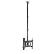 Cromad Soporte de Techo para TV de 32\"-70\" - Inclinable y Giratorio - Gestion de Cables - Peso Max 50kg - VESA 400x400mm