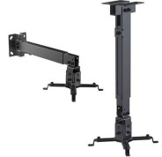 Cromad Soporte de Techo/Pared para Proyector - Extensible e Inclinable - Peso Max. 20kg