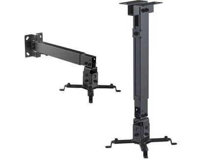 Cromad Soporte de Techo/Pared para Proyector - Extensible e Inclinable - Peso Max. 20kg