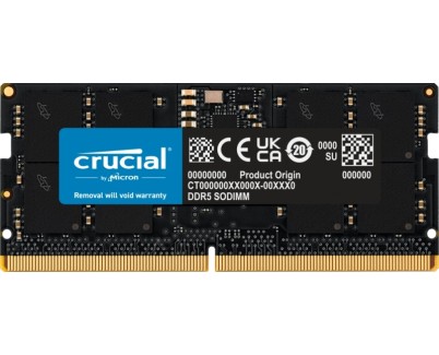Crucial Memoria RAM DDR5 16GB 5600MHz CL46 SODIMM