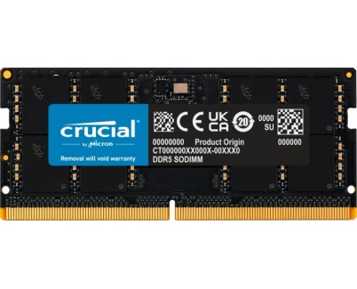 Crucial Memoria RAM DDR5 32GB 4800MHz CL40 SODIMM